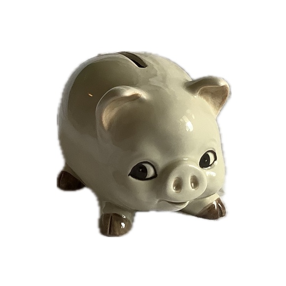 Vintage OMC Japan ceramic piggy bank 1979 - Picture 2 of 5